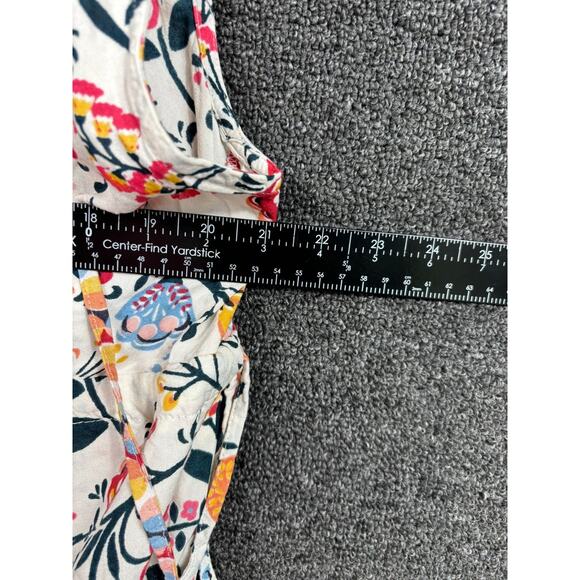 Angie Tiered Boho Floral Dress Women's Size XL Fun Colorful Print Sleeveless - Picture 5 of 6